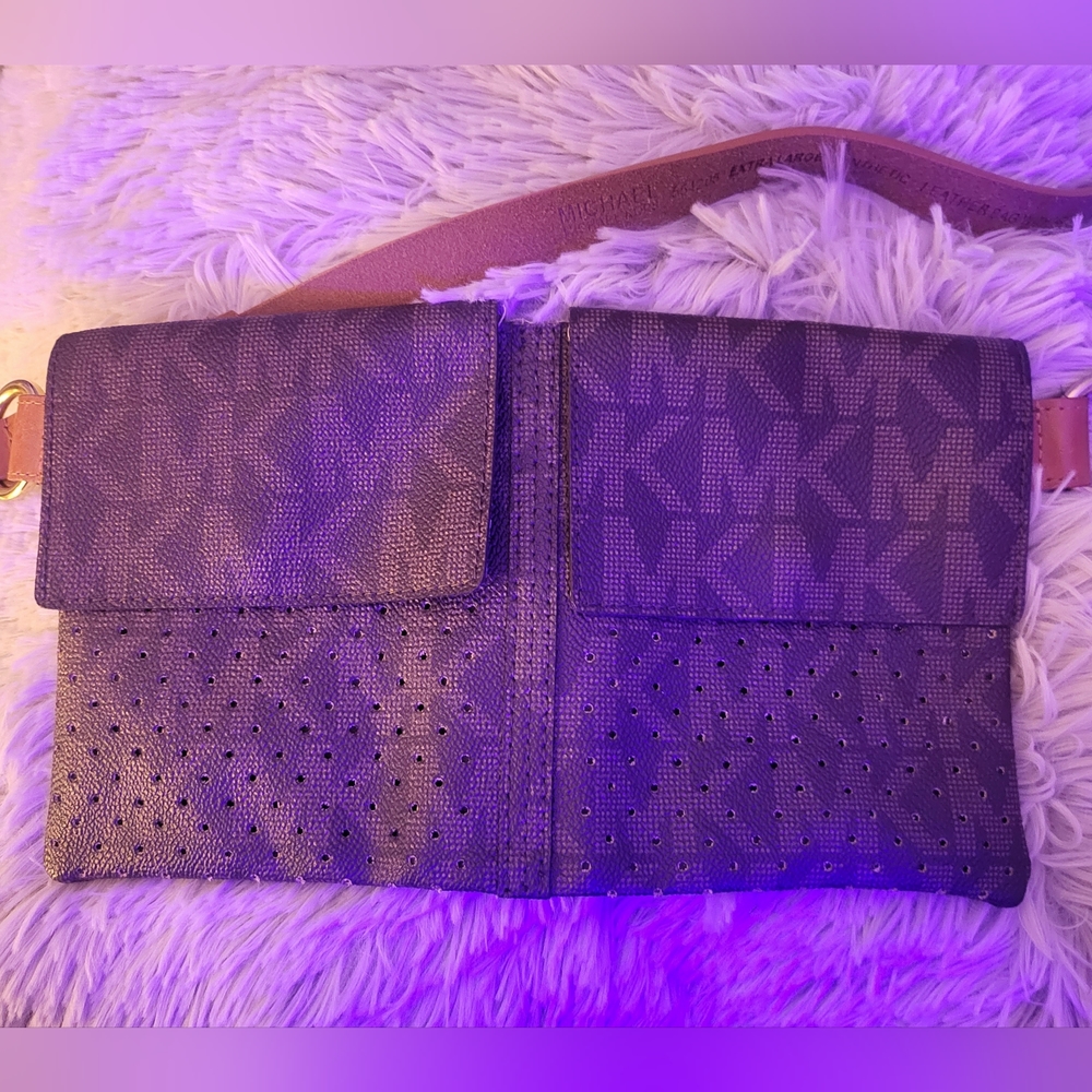 Michael Kors leather belt bag - extra large
